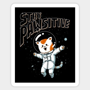 Stay Pawsitive Sticker